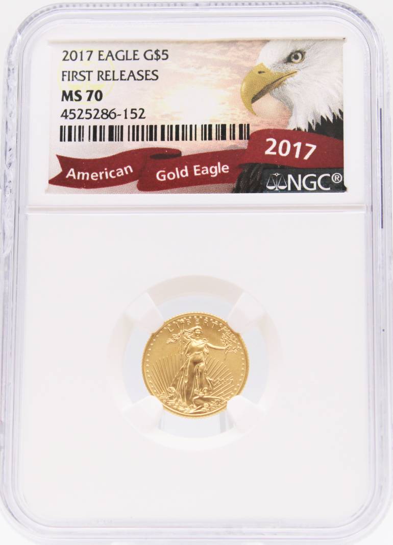 2017 NGC MS70 $5 Gold American Eagle 2017 NGC MS70 $5 Gold American Eagle